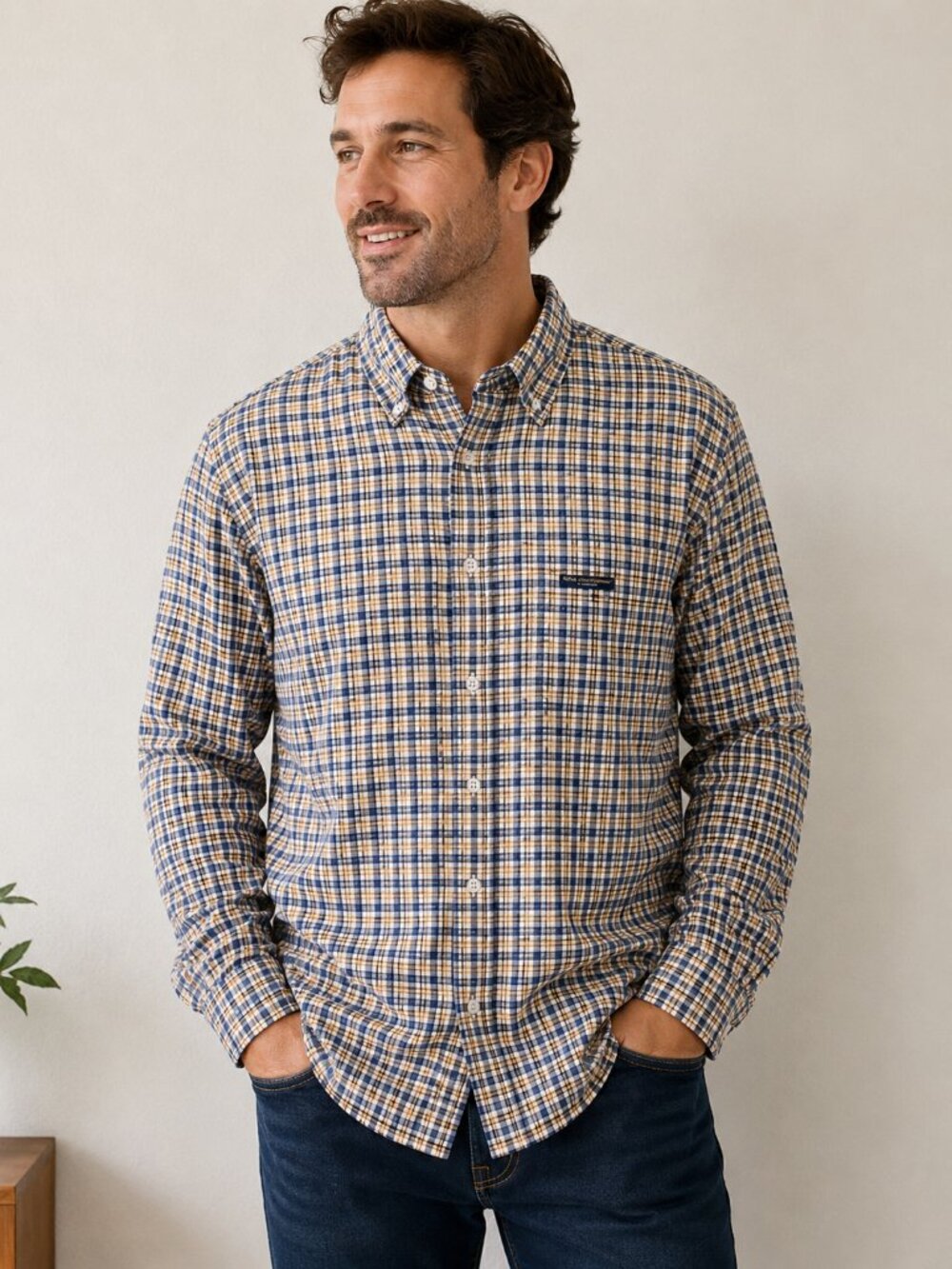 Vintage Polo Jeans Company by Ralph Lauren Plaid Button-Up Shirt